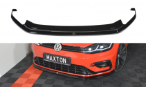 Maxton Design Spoiler předního nárazníku VW Golf Mk7 R Facelift V.6 - černý lesklý lak