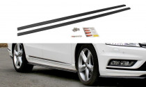 Maxton Design Prahové lišty VW Passat B7 R-Line - černý lesklý lak