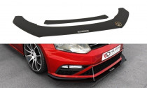 Maxton Design Spoiler předního nárazníku Racing VW Polo Mk5 GTI Facelift