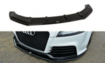 Maxton Design Spoiler předního nárazníku Audi TT RS (8J) V.1 - černý lesklý lak