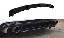 Maxton Design Spoiler zadního nárazníku s příčkami Audi TTS (8J) - černý lesklý lak