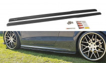 Maxton Design Prahové lišty Audi TTS (8J) - černý lesklý lak