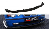 Maxton Design Spoiler předního nárazníku BMW 3 E46 Compact - černý lesklý lak