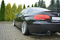 Maxton Design Boční lišty zadního nárazníku BMW 3 E92 Facelift M-Paket - černý lesklý lak