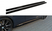 Maxton Design Prahové lišty BMW 4 F32 M-Paket - černý lesklý lak