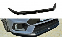 Maxton Design Spoiler předního nárazníku Ford Focus RS Mk3 V.2 - černý lesklý lak