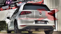 Bull-X Catback výfuk VW Golf 7 GTI & Performance 2,0 TSI HG Motorsport