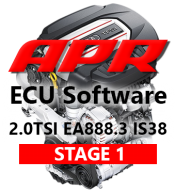 APR Stage 1 úprava řídící jednotky chiptuning AUDI S3 TTS 2,0 TSI 300hp