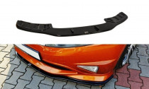 Maxton Design Spoiler předního nárazníku Honda Civic FN2 (Mk8) Type-R/S - černý lesklý lak