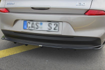 Maxton Design Spoiler zadního nárazníku s příčkami Hyundai I30 Mk3 - karbon