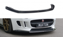 Maxton Design Spoiler předního nárazníku Jaguar F-Type - černý lesklý lak