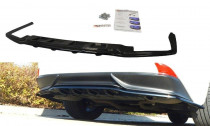 Maxton Design Spoiler zadního nárazníku s příčkami Lexus IS Mk3 Hybrid - černý lesklý lak