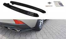 Maxton Design Boční lišty zadního nárazníku Lexus IS Mk3 Facelift - karbon