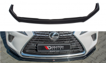 Maxton Design Spoiler předního nárazníku Lexus NX Mk1 Facelift - černý lesklý lak