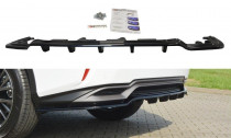 Maxton Design Spoiler zadního nárazníku s příčkami Lexus RX Mk4 - černý lesklý lak