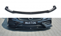 Maxton Design Spoiler předního nárazníku Mercedes E AMG-Line W213 Coupe - černý lesklý lak
