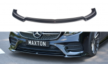 Maxton Design Spoiler předního nárazníku Mercedes E AMG-Line W213 Coupe V.2 - černý lesklý lak