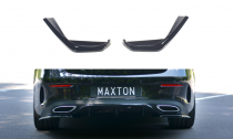 Maxton Design Boční lišty zadního nárazníku Mercedes E AMG-Line W213 Coupe - karbon