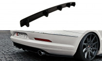 Maxton Design Spoiler zadního nárazníku s příčkami VW Passat CC R36/R-Line - černý lesklý lak