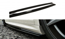 Maxton Design Prahové lišty VW Passat CC R36/R-Line - černý lesklý lak