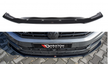 Maxton Design Spoiler předního nárazníku VW Passat B8 R-Line V.1 - texturovaný plast