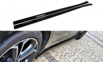 Maxton Design Prahové lišty Opel Astra J GTC - černý lesklý lak