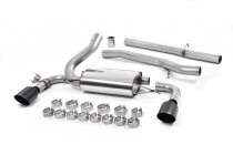 Catback exhaust Ford Focus Mk3 RS 2.3T EcoBoost Milltek Sport - Non-resonated / Black Tips