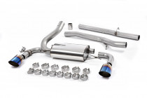Catback exhaust Ford Focus Mk3 RS 2.3T EcoBoost Milltek Sport - Non-resonated / Burnt titanium tips