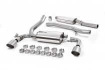Catback exhaust Ford Focus Mk3 RS 2.3T EcoBoost Milltek Sport - Resonated / Titanium Tips