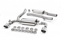 Catback exhaust Ford Focus Mk3 RS 2.3T EcoBoost Milltek Sport - Resonated / Polished Tips