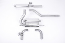 Catback exhaust Ford Focus Mk3 RS 2.3T EcoBoost Milltek Sport - Resonated / Carbon Tips