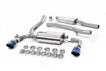 Catback exhaust Ford Focus Mk3 RS 2.3T EcoBoost Milltek Sport - Resonated / Burnt titanium tips
