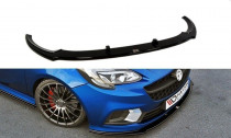 Maxton Design Spoiler předního nárazníku Opel Corsa E OPC V.1 - černý lesklý lak