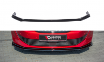 Maxton Design Spoiler předního nárazníku Peugeot 508 Mk2 V.2 - černý lesklý lak