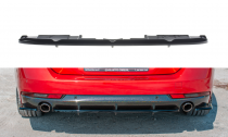 Maxton Design Spoiler zadního nárazníku s příčkami Peugeot 508 SW Mk2 - černý lesklý lak
