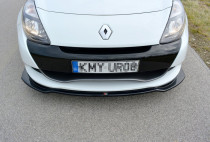Maxton Design Spoiler předního nárazníku Renault Clio RS Mk3 Facelift - karbon