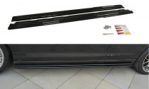 Maxton Design Prahové lišty Renault Laguna Mk3 Coupe - černý lesklý lak