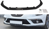 Maxton Design Spoiler předního nárazníku Renault Megane Mk4 - černý lesklý lak