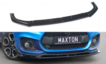Maxton Design Spoiler předního nárazníku Suzuki Swift Sport - černý lesklý lak