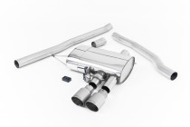 Klapkový catback výfuk Mini Cooper S 2.0T F56 (2014-2018) Milltek Sport - bez rezonátoru / titanové koncovky