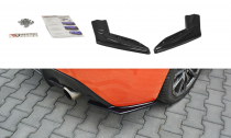 Maxton Design Boční lišty zadního nárazníku Toyota GT86 Facelift V.1 - černý lesklý lak