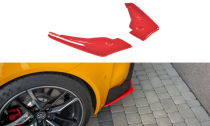 Maxton Design Boční lišty zadního nárazníku Toyota Supra Mk5 V.2 - červený lesklý lak
