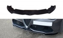 Maxton Design Spoiler předního nárazníku Alfa Romeo Giulia Veloce - černý lesklý lak