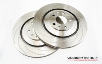 Zadní sportovní kotouče drážkované 282x12mm Škoda Octavia RS 5E Superb 280 2,0 TSI TDI Vagbremtechnic - Řezané