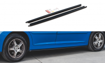 Maxton Design Prahové lišty Peugeot 207 Sport - černý lesklý lak