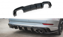 Maxton Design Spoiler zadního nárazníku Audi S3 8V Sedan Facelift - černý lesklý lak
