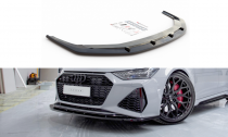 Maxton Design Spoiler předního nárazníku Audi RS6 C8 V.2 - texturovaný plast