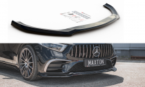 Maxton Design Spoiler předního nárazníku Mercedes CLS (C257) AMG-Line V.3 - texturovaný plast