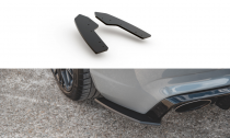 Maxton Design Zesílené boční lišty zadního nárazníku Racing Audi RS3 (8V) Sportback - červeno-černá