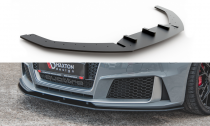 Maxton Design Zesílený Spoiler předního nárazníku Racing Audi RS3 (8V) Sportback - červeno-černá
